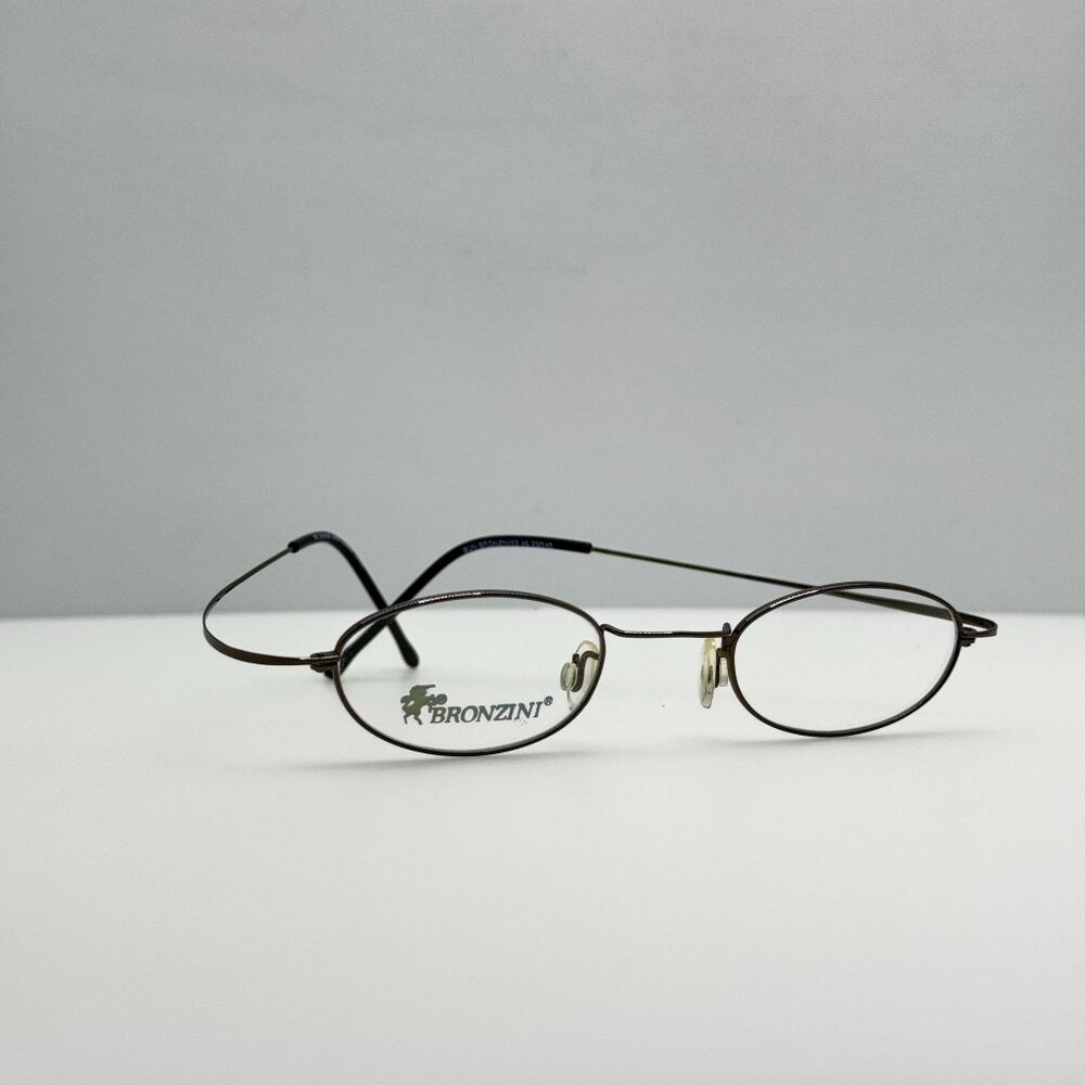 Bronzini Eyeglasses Eye Glasses Frames 53 Gunmetal 46-20-140